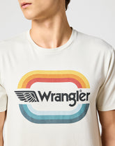 Męski T-shirt Koszulka Wrangler Graphic Tee Vintage White 112355060